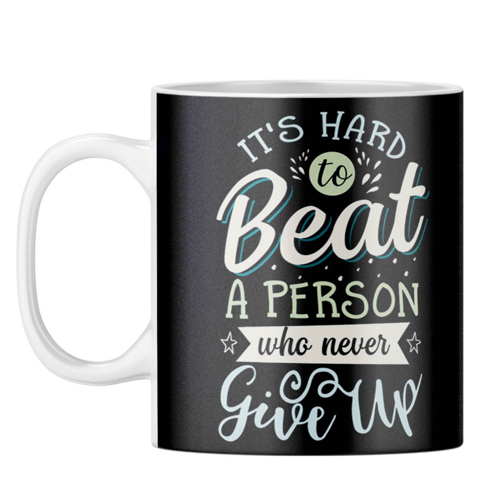 Hard To Beat Coffee Mug - corporate gift by YuBingo