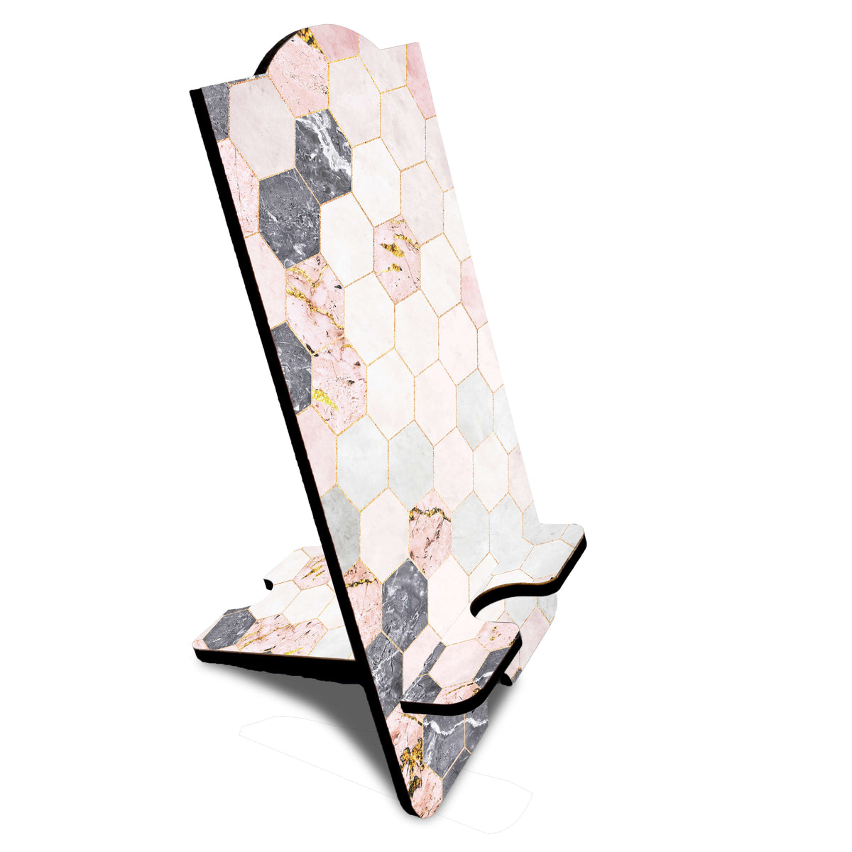 Hexagon Marbles Mobile Stand - corporate gift by YuBingo