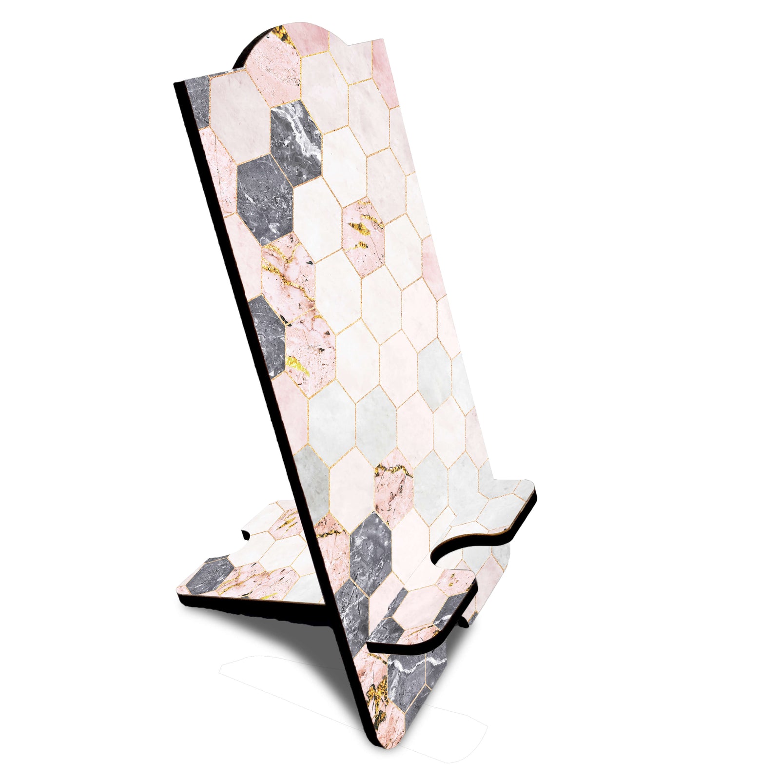 Hexagon Marbles Mobile Stand - corporate gift by YuBingo