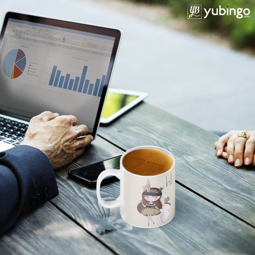 Hi Coffee Mug - corporate gift by YuBingo
