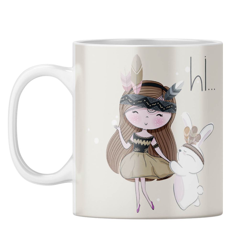 Hi Coffee Mug - corporate gift by YuBingo