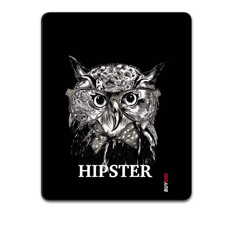 Hipster Owl Mouse Pad - corporate gift by YuBingo