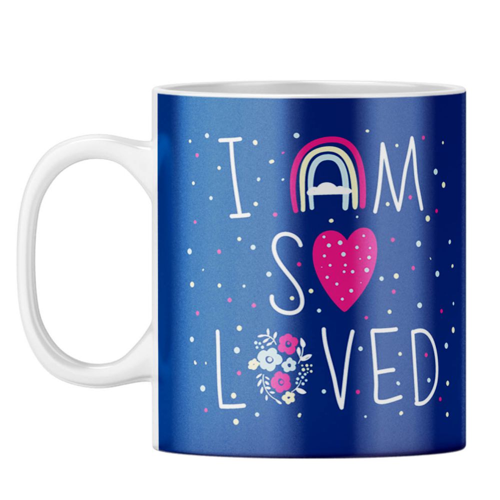 I am so loved Coffee Mug - corporate gift by YuBingo