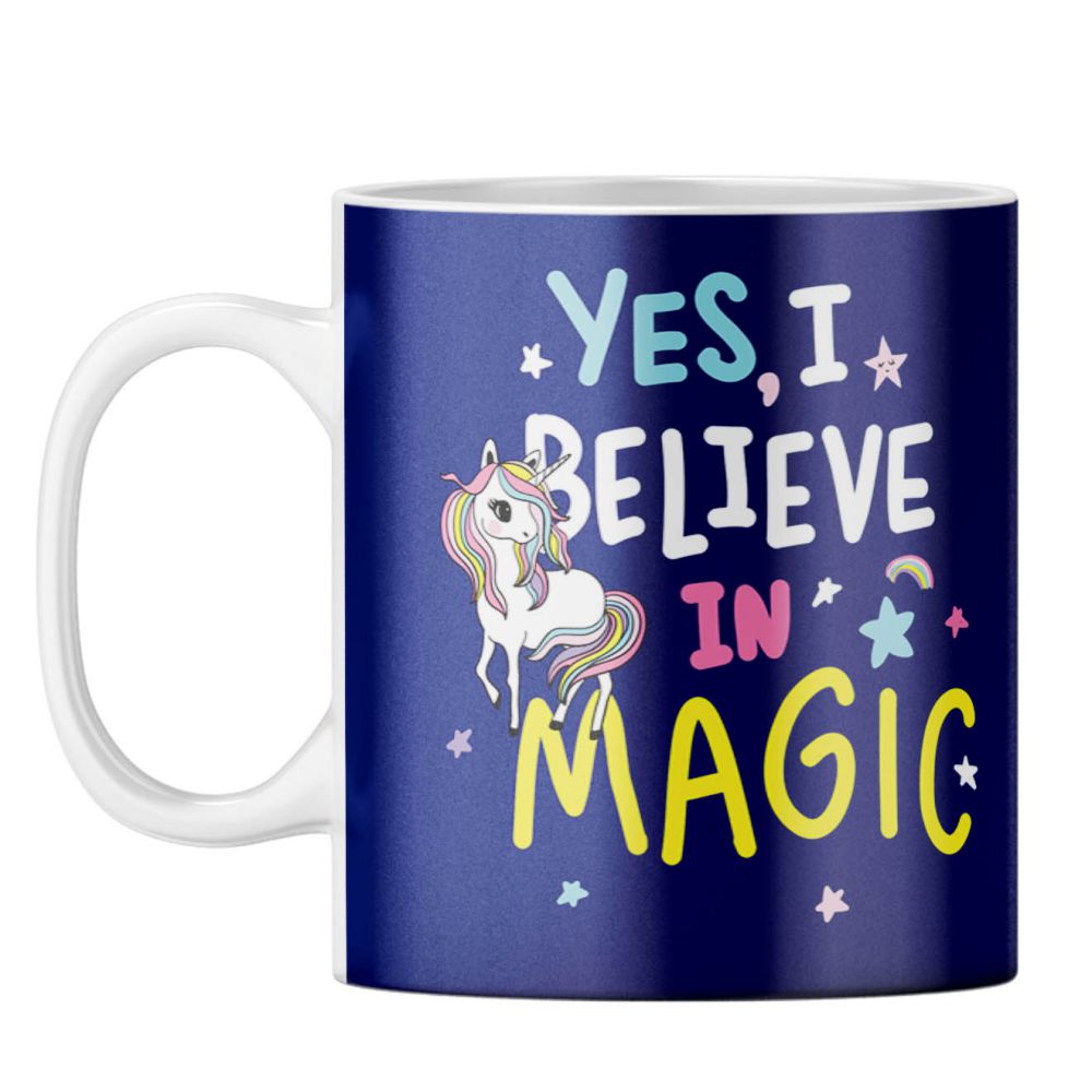 I Believe in Magic Coffee Mug - corporate gift by YuBingo