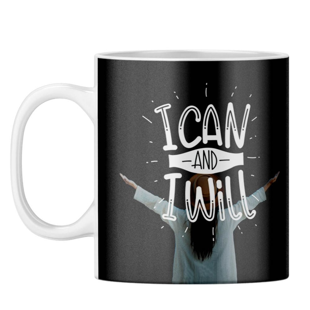 I Can and I Will Coffee Mug - corporate gift by YuBingo