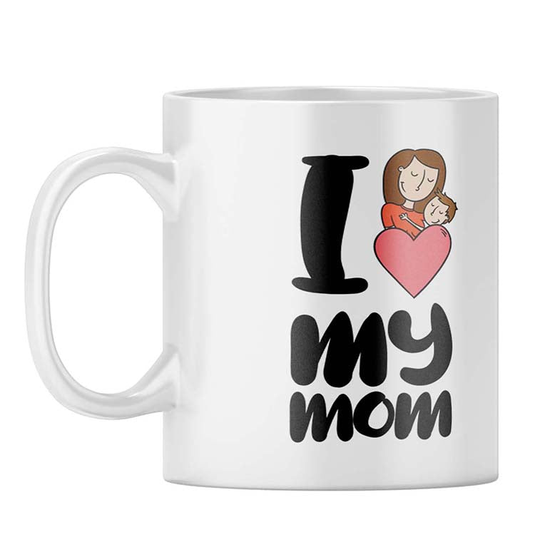 I Love My Mom Coffee Mug - corporate gift by YuBingo