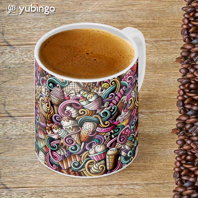 Ice Cream Explosion Customised Alphabet Coffee Mug - product image 4