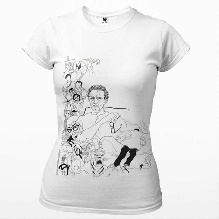 Indro's Art Satyajit Ray Women T-Shirt - corporate gift by YuBingo