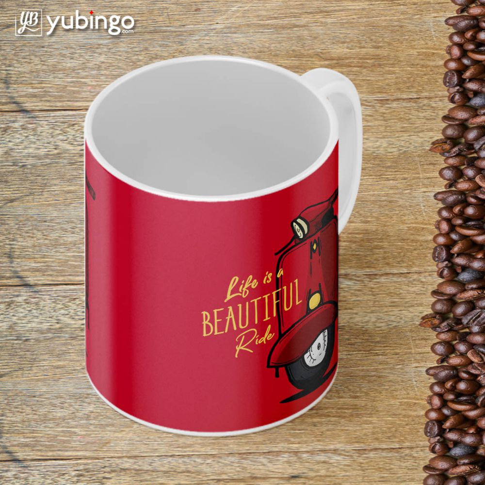 Life is Beautiful Ride Coffee Mug - product image 4