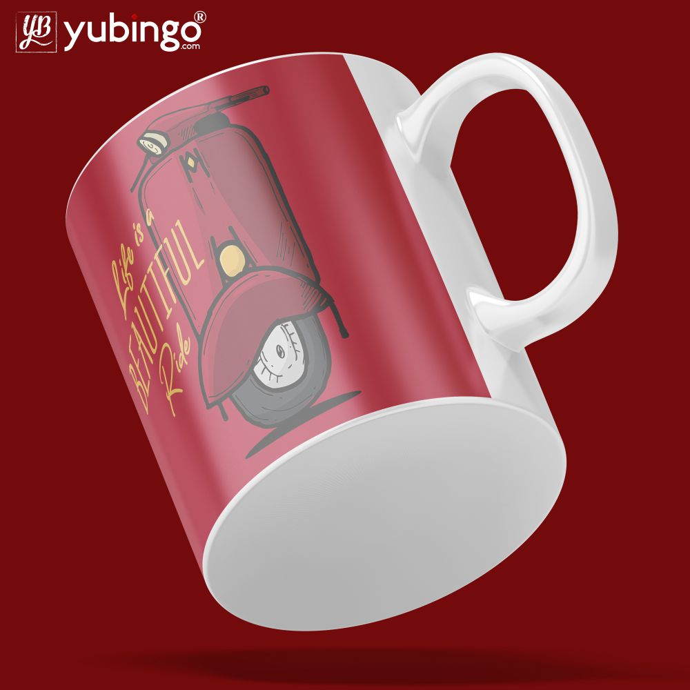 Life is Beautiful Ride Coffee Mug - product image 5