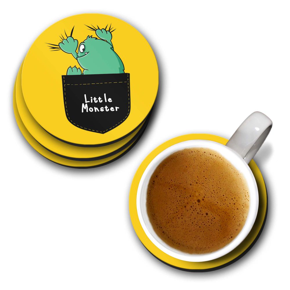 Little Monster Coasters - corporate gift by YuBingo