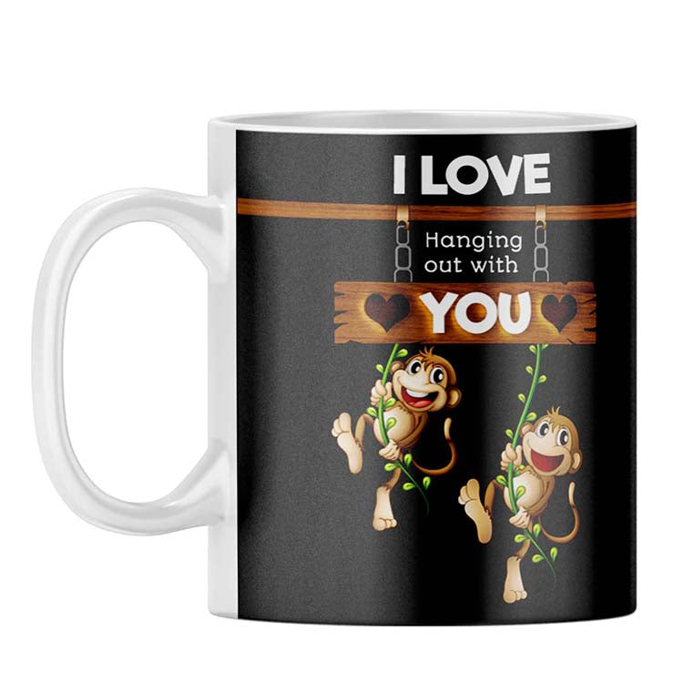 Love Hanging Out Coffee Mug - corporate gift by YuBingo