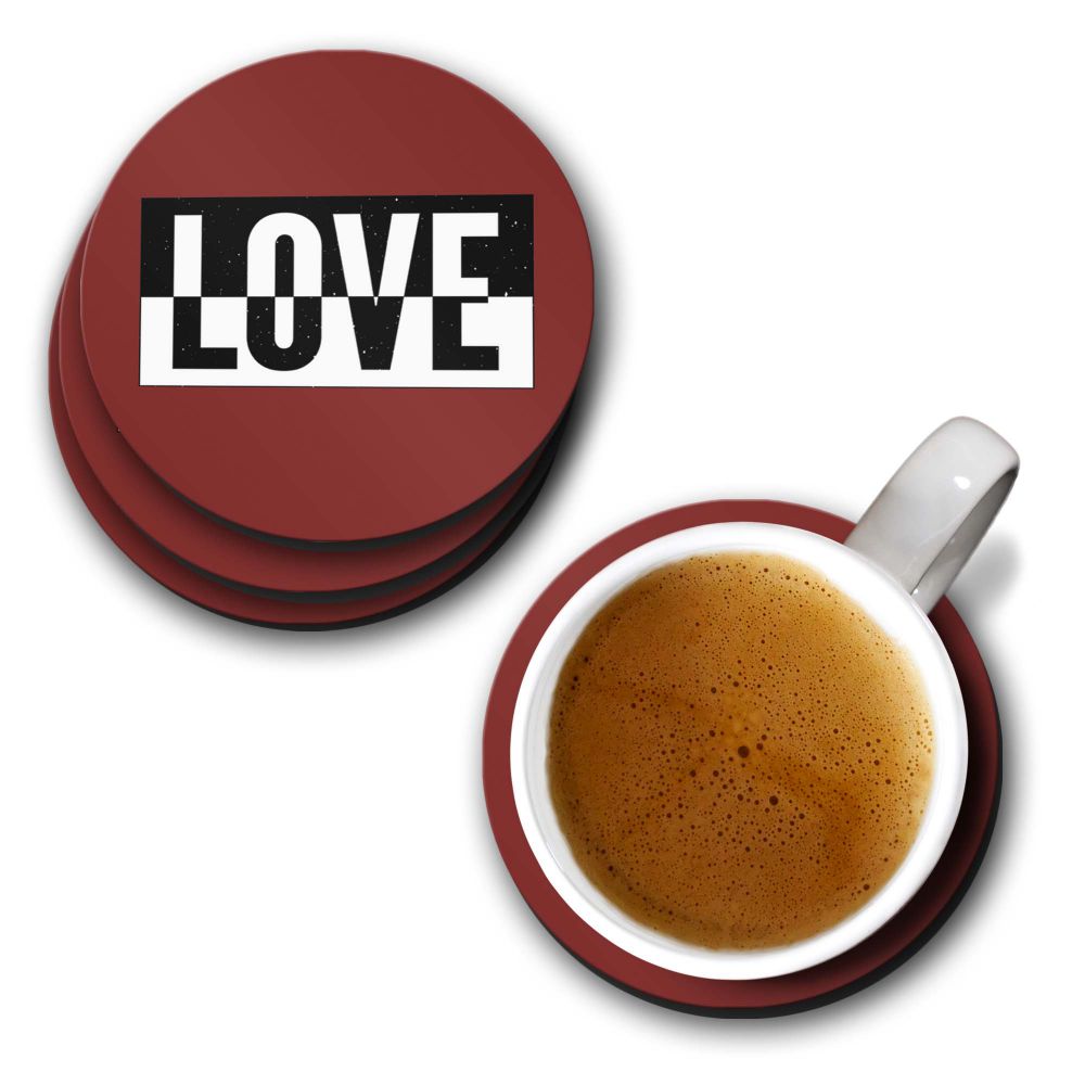 Love Quote Coasters - corporate gift by YuBingo
