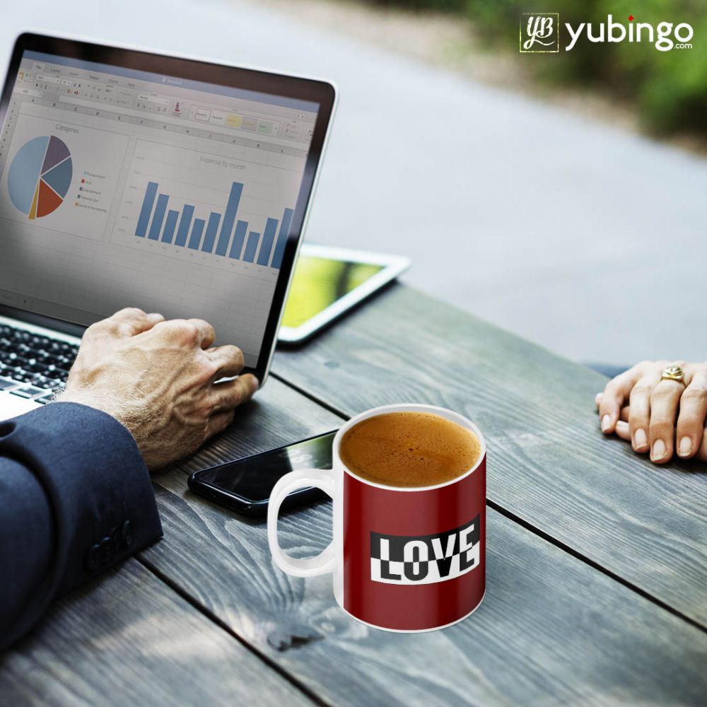 Love Quote Coffee Mug - corporate gift by YuBingo