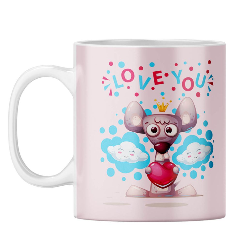 Love You Coffee Mug - corporate gift by YuBingo