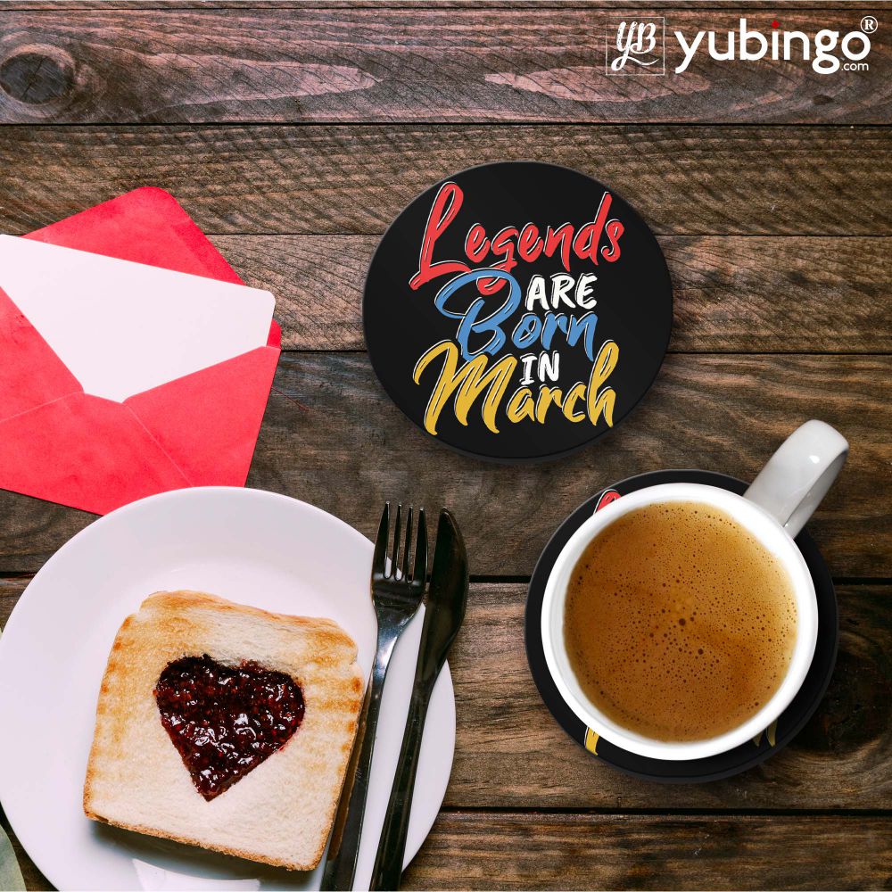March Legends Coasters - corporate gift by YuBingo