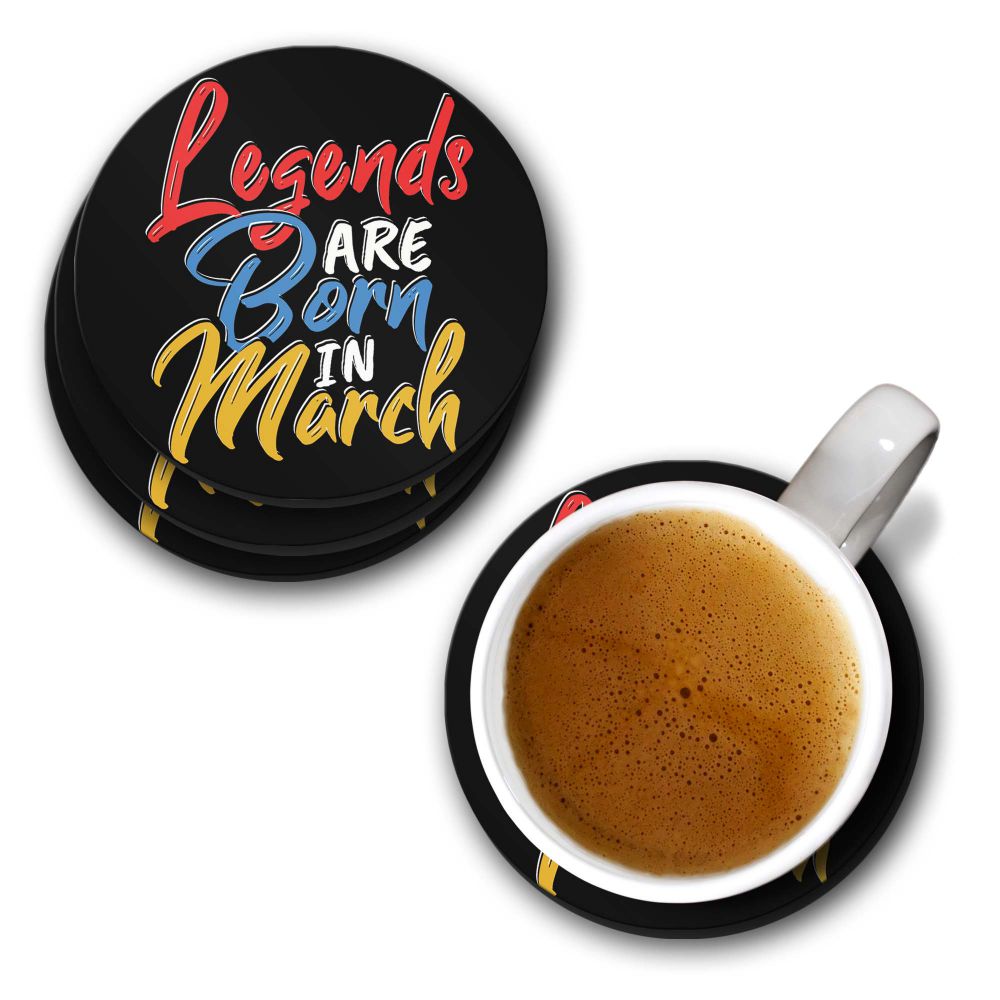 March Legends Coasters - corporate gift by YuBingo