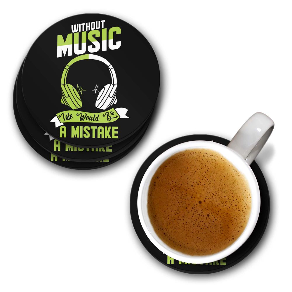 Mistake Without Music Coasters - corporate gift by YuBingo