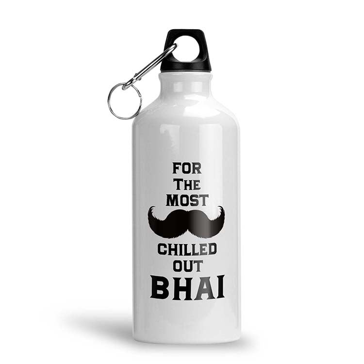 Most Chilled Out Bhai Water Bottle - corporate gift by YuBingo