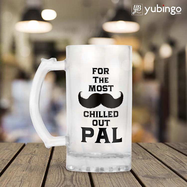 Most Chilled Out Pal Beer Mug - corporate gift by YuBingo