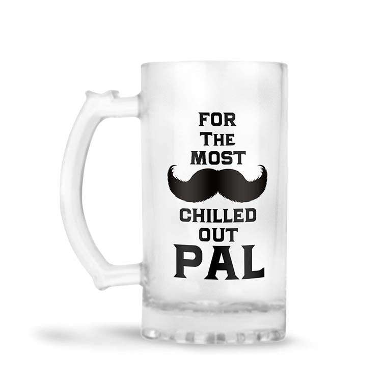 Most Chilled Out Pal Beer Mug - corporate gift by YuBingo