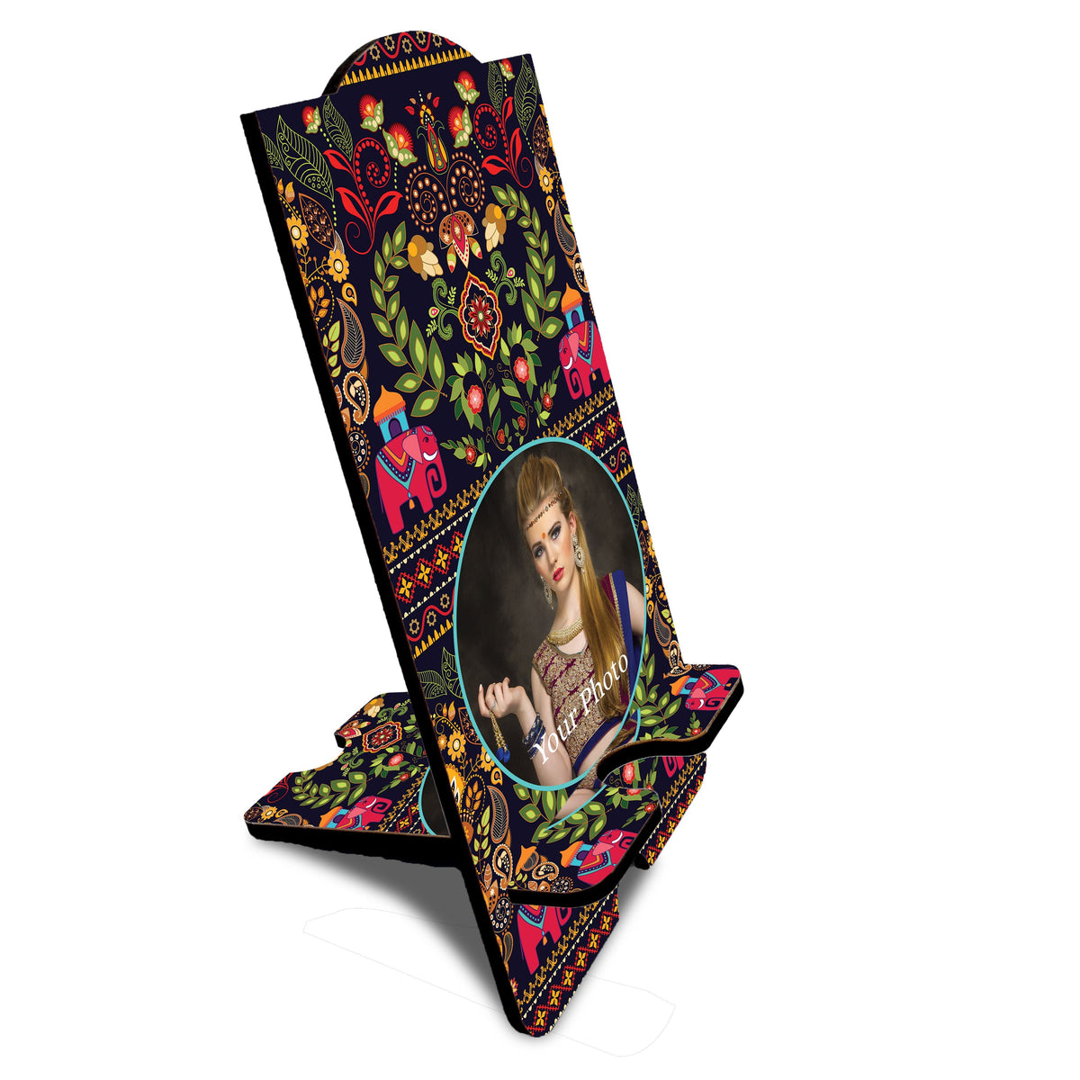Mughal Pattern Photo Mobile Stand - corporate gift by YuBingo