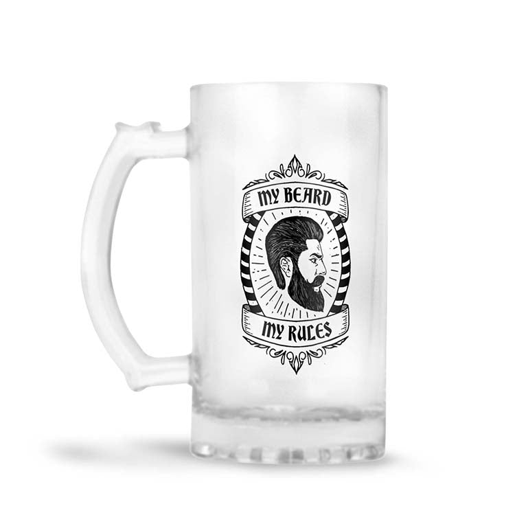 My Beard My Rules Beer Mug - corporate gift by YuBingo