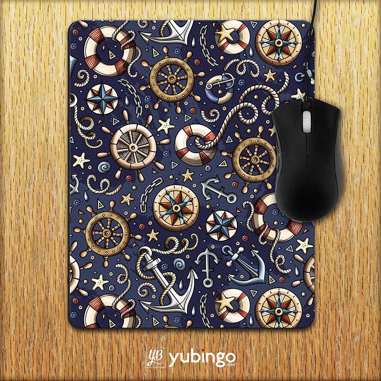 Nautical Blue Mouse Pad - product image 2
