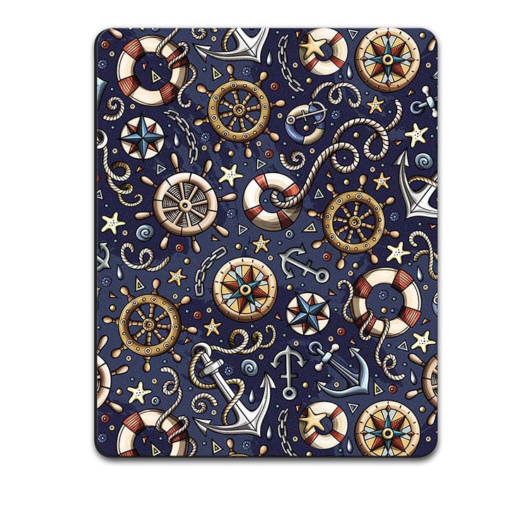 Nautical Blue Mouse Pad - corporate gift by YuBingo
