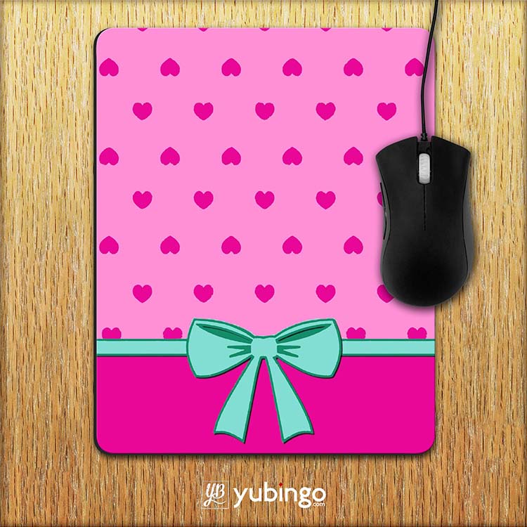 Pink Knot Mouse Pad - corporate gift by YuBingo