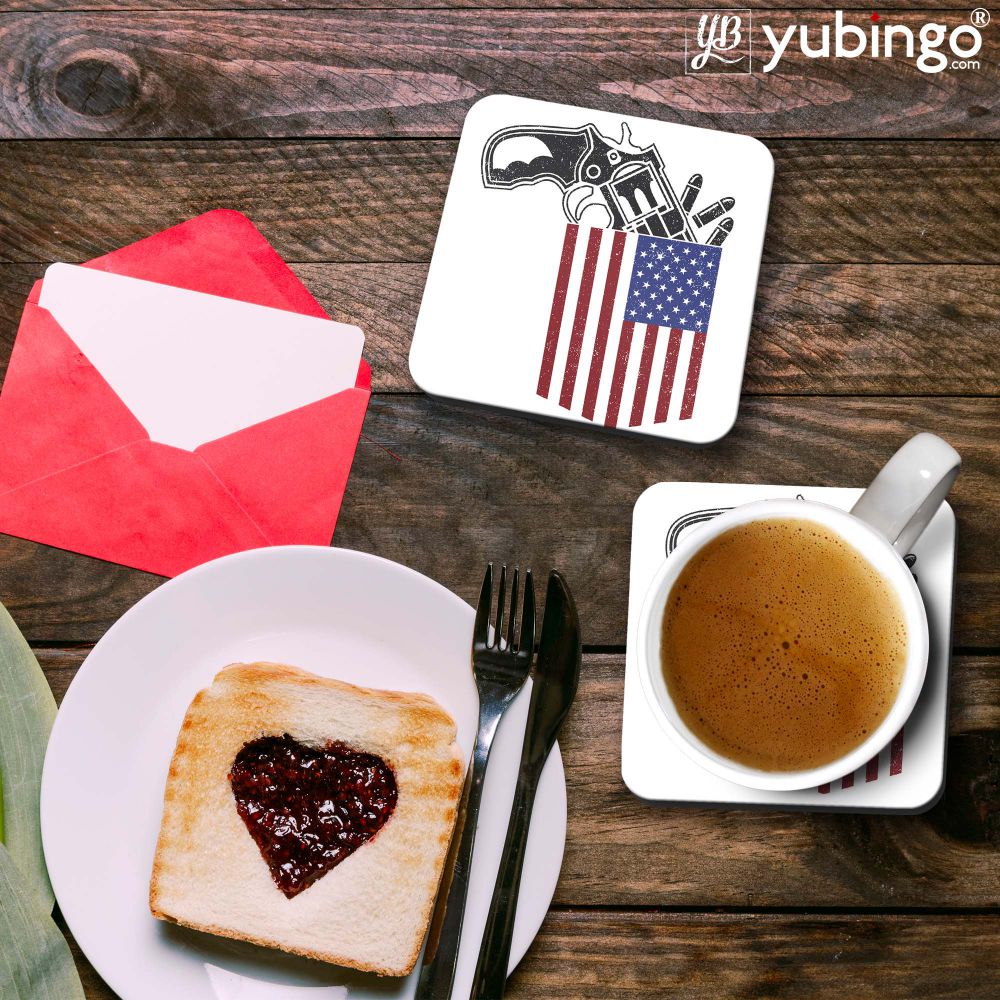 Pistol Coasters - corporate gift by YuBingo