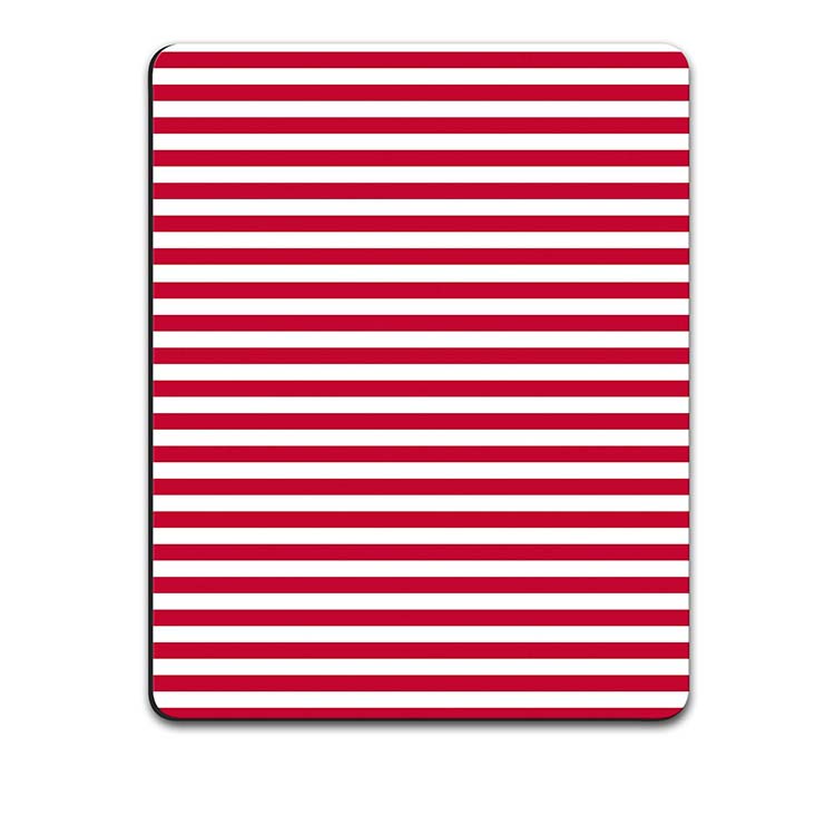 Red Stripes Mouse Pad - corporate gift by YuBingo