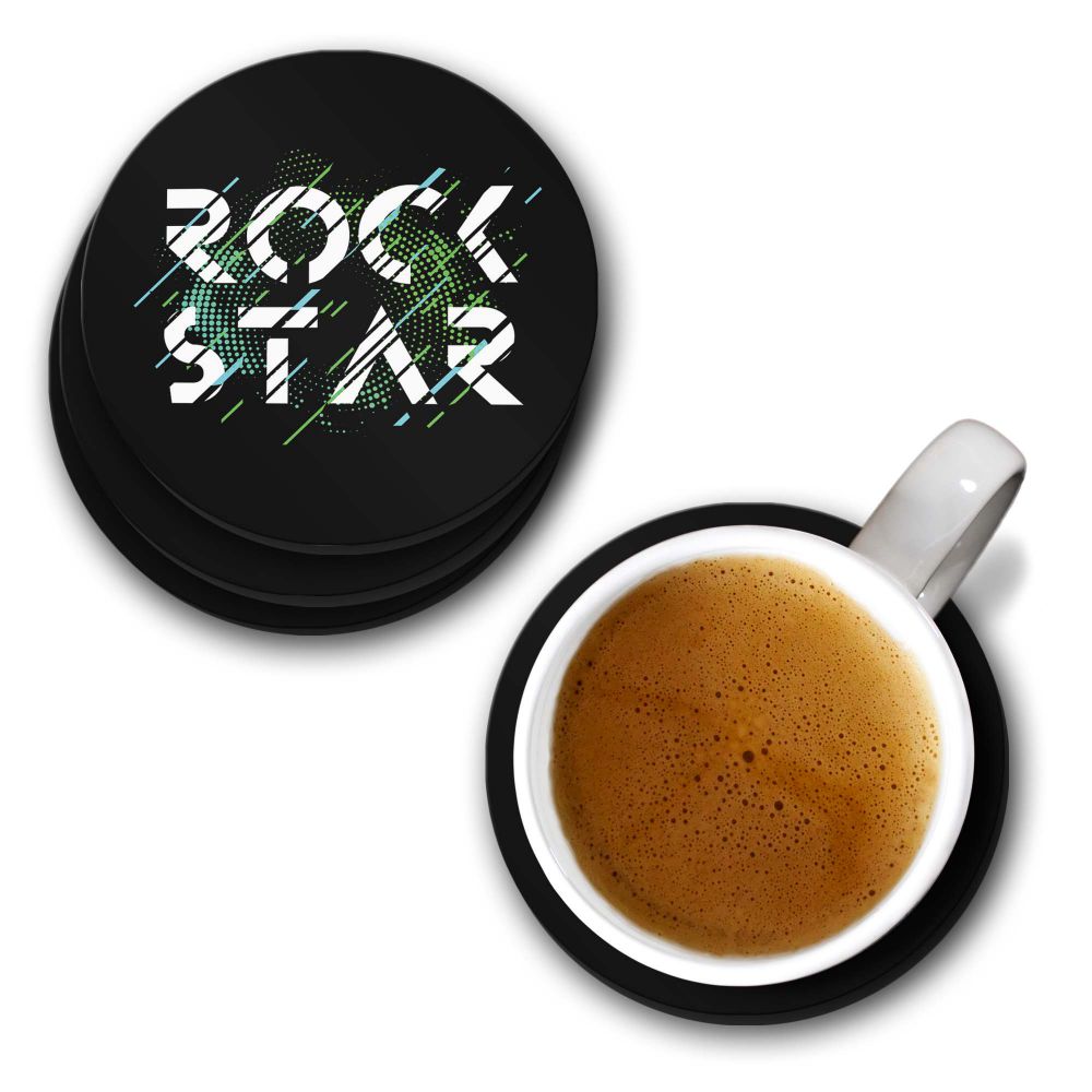 Rock Star Coasters - corporate gift by YuBingo