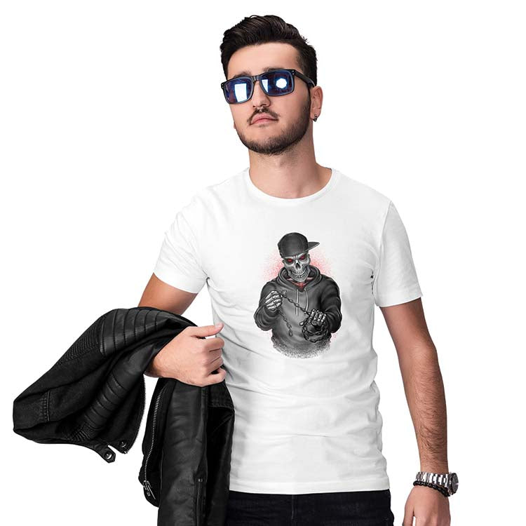 Skull Chain Men T-Shirt - corporate gift by YuBingo