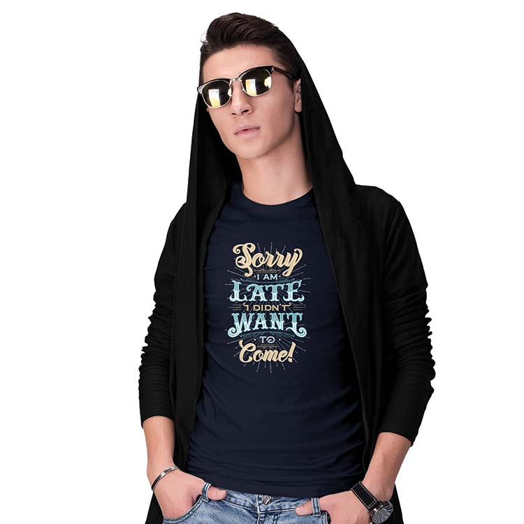 Sorry I Am Late Men T-Shirt - product image 3