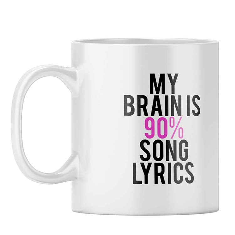 Sound Lyrics Coffee Mug - corporate gift by YuBingo
