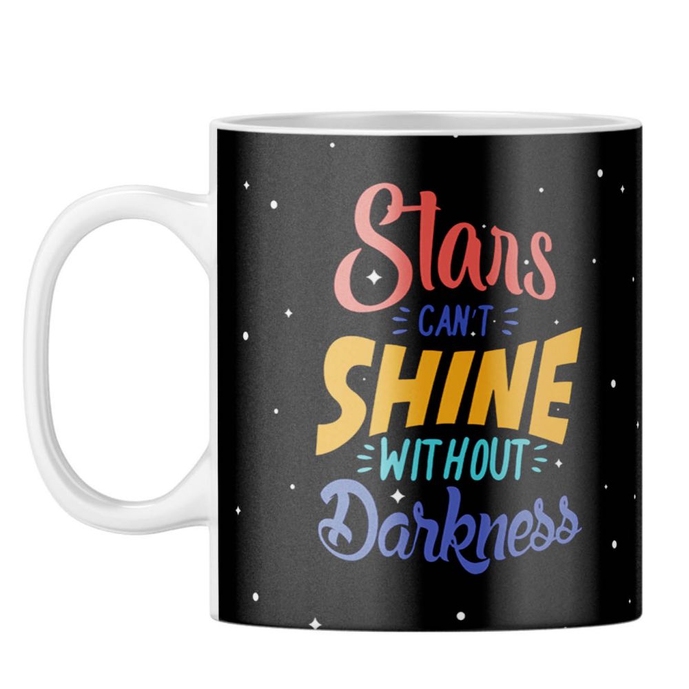 Stars Shine in Darkness Coffee Mug - corporate gift by YuBingo