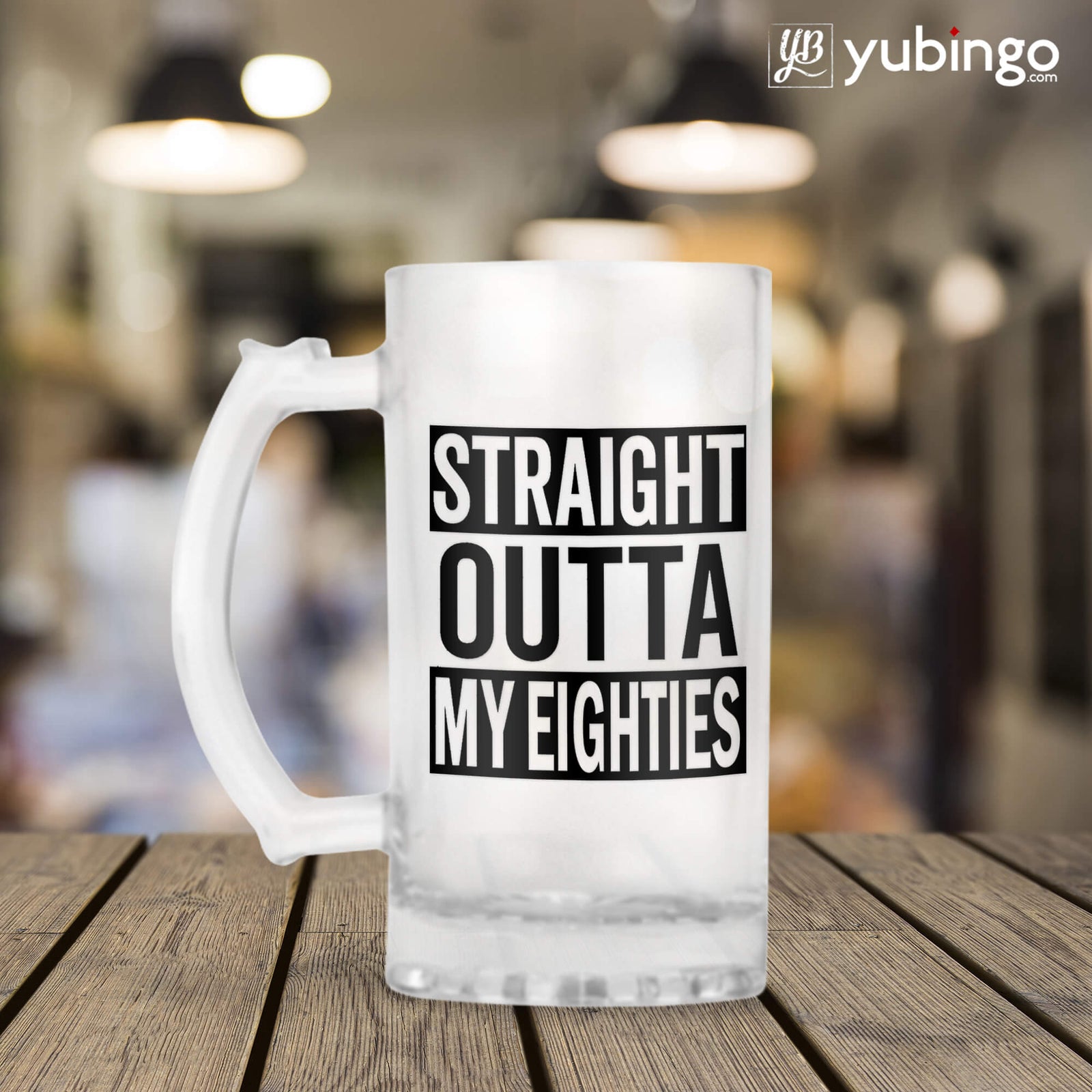 Straight Outta Eighties Beer Mug - product image 3