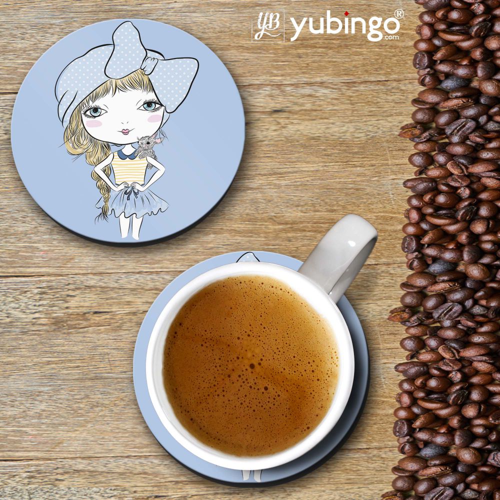 Sweet Little Girl Coasters - product image 4