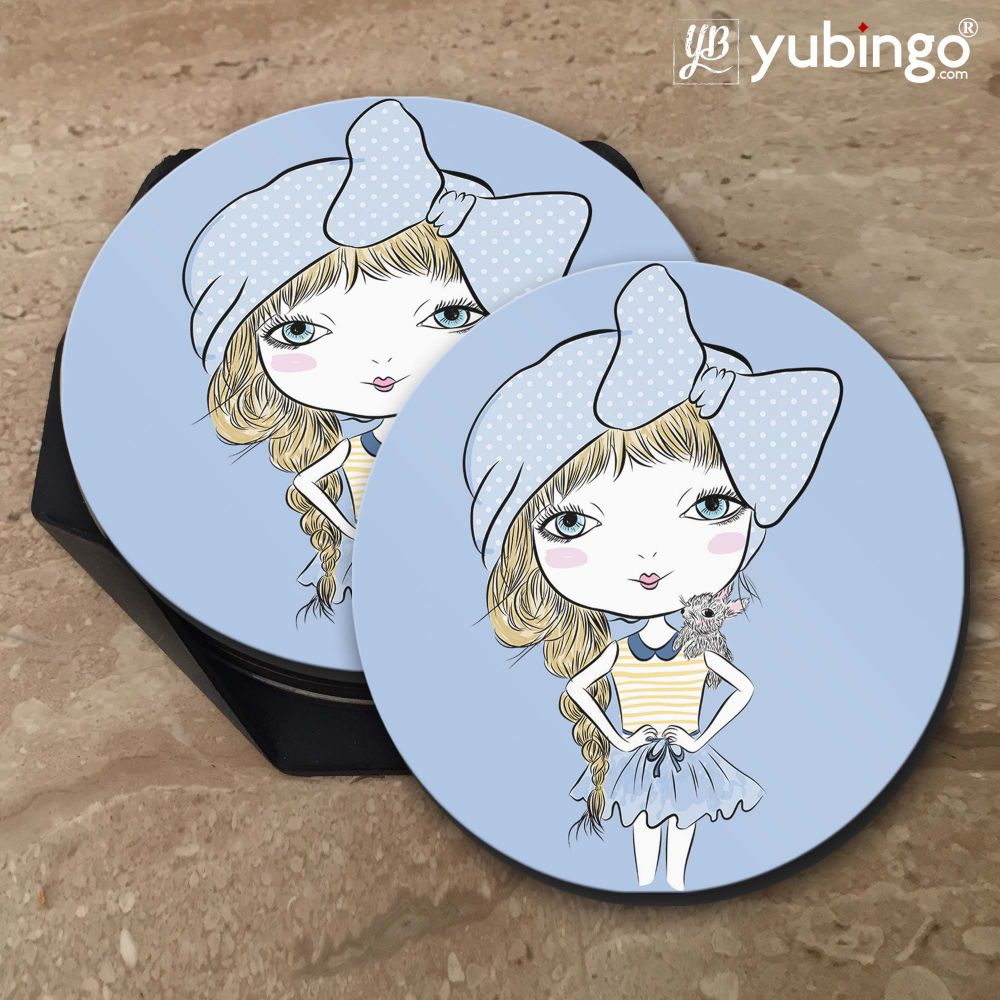 Sweet Little Girl Coasters - product image 5