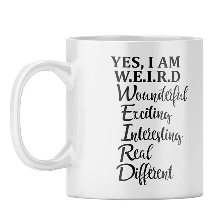 Weird Coffee Mug - corporate gift by YuBingo