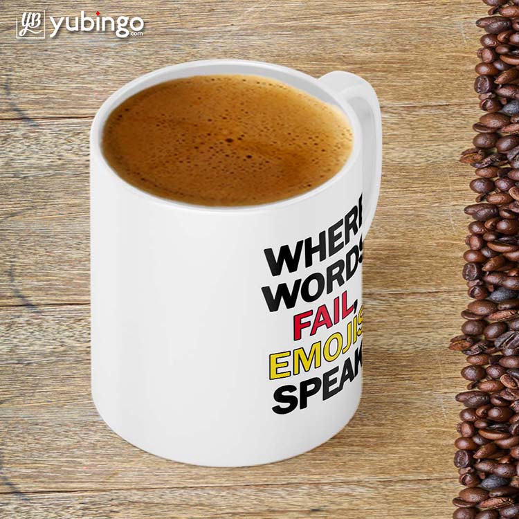 Where Word Fail Coffee Mug - product image 4