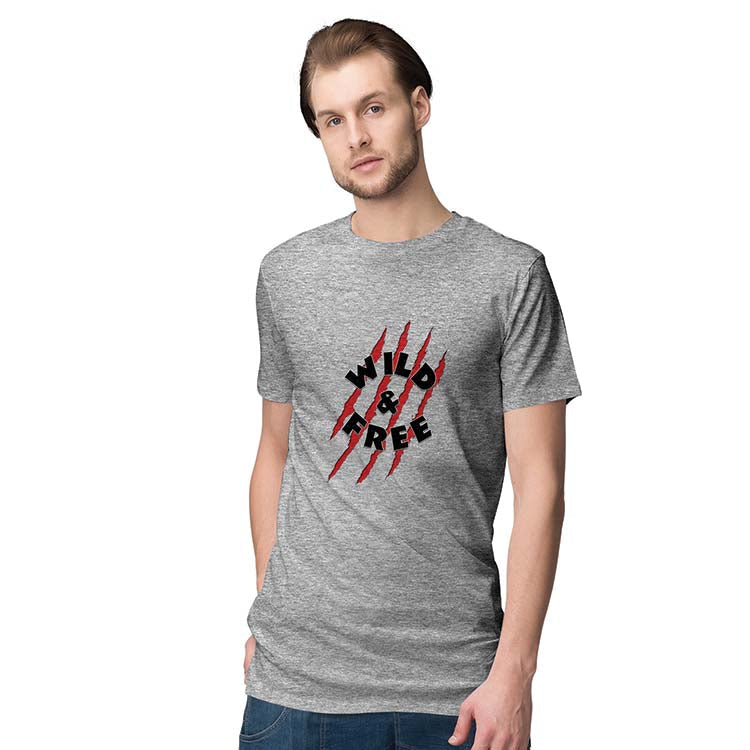 Wild and Free Men T-Shirt - corporate gift by YuBingo