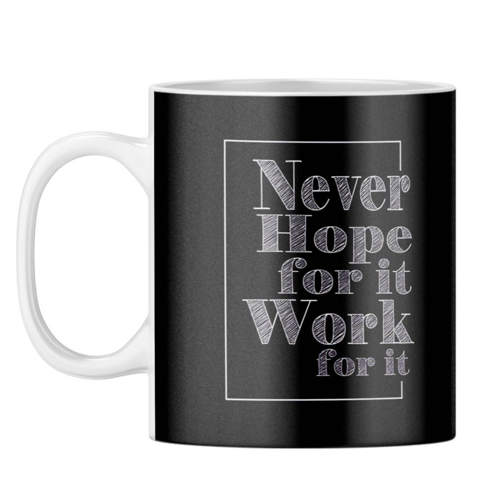 Work for It Coffee Mug - corporate gift by YuBingo