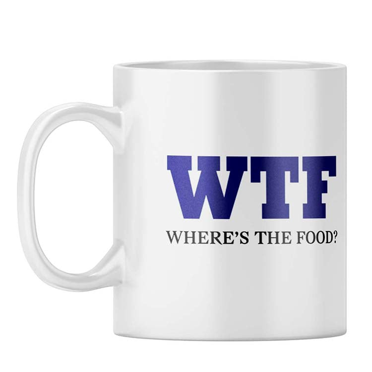 WTF Coffee Mug - corporate gift by YuBingo