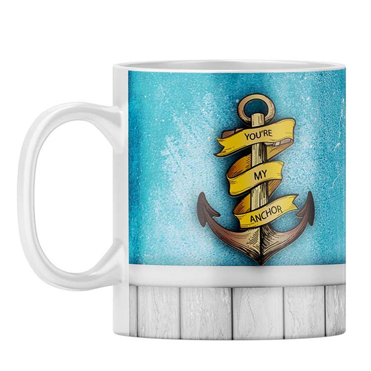 You Are My Anchor Coffee Mug - corporate gift by YuBingo