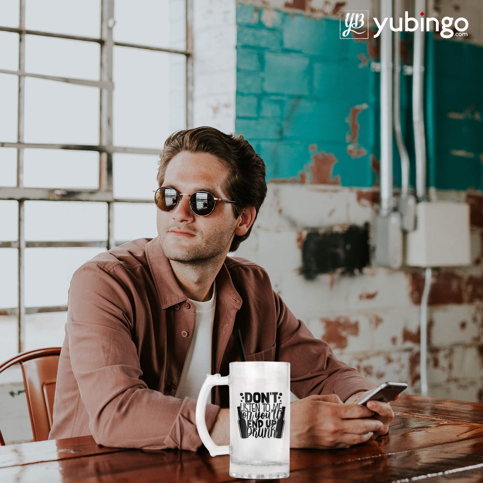 You Will End Up Drunk Beer Mug - corporate gift by YuBingo