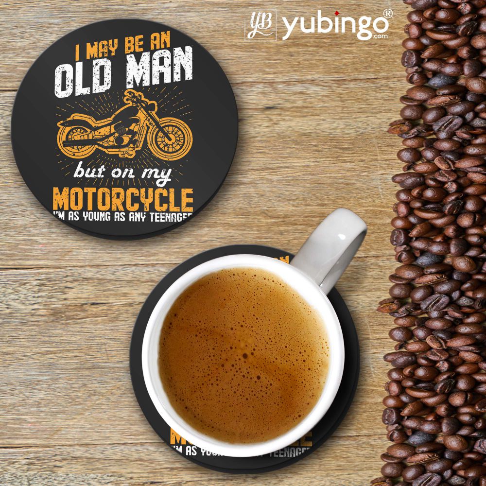 Young On Motorcycle Coasters - product image 4