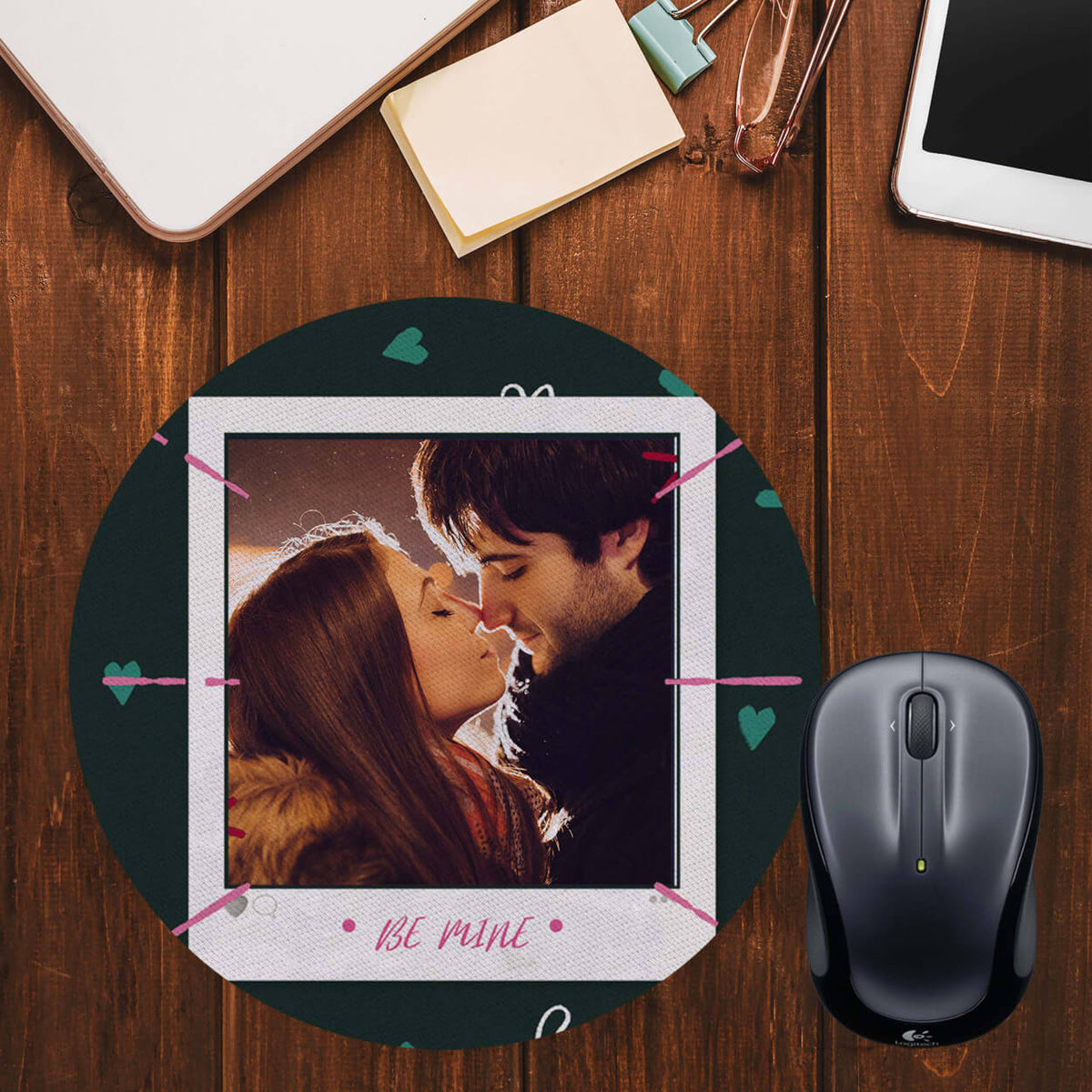 Yours Forever Mouse Pad (Round) - corporate gift by YuBingo
