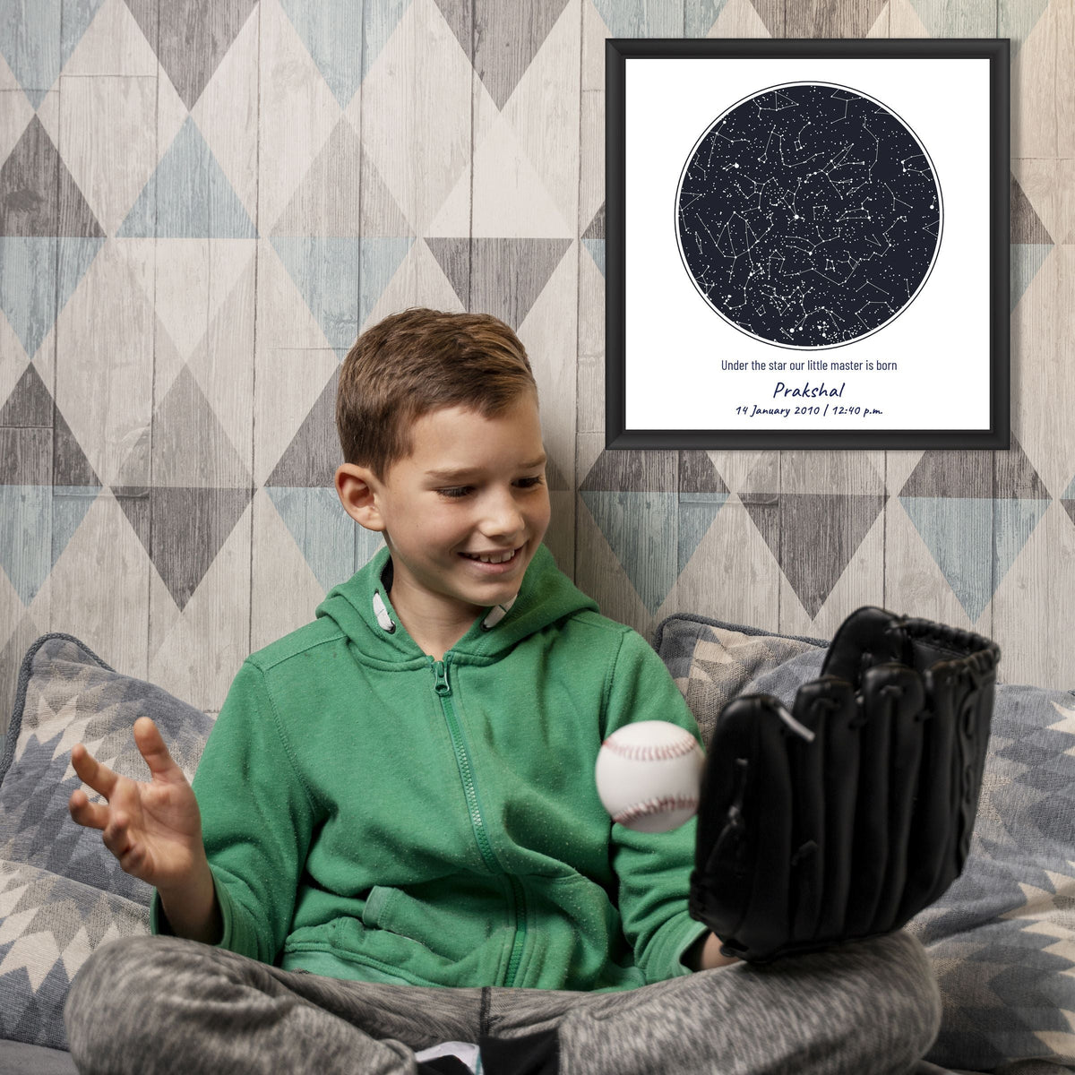 Birthday Sky Map Customised Frame - corporate gift by YuBingo